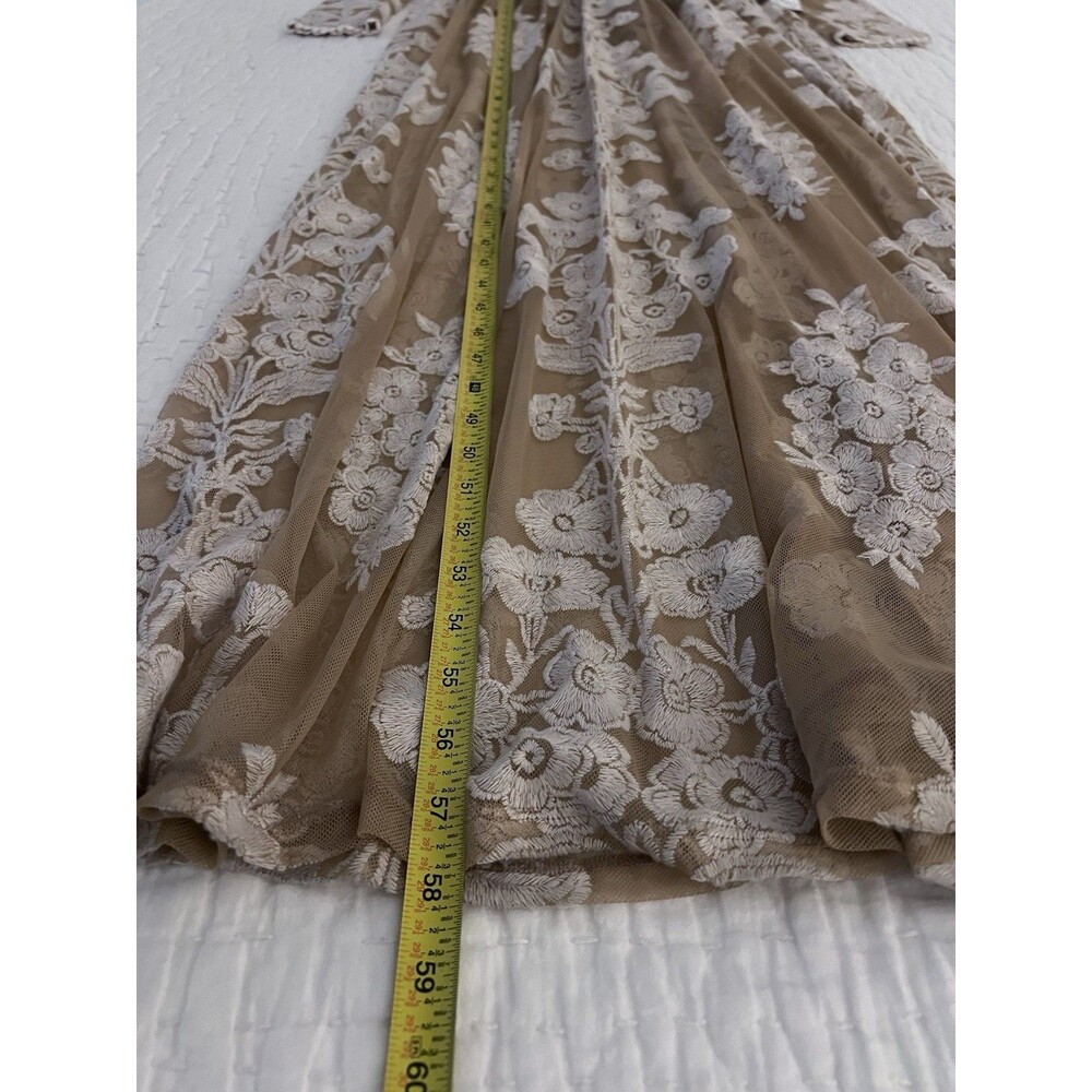 NWT For Love & Lemons Free People Temecula Embroidered Maxi Dress Size Medium - Picture 7 of 16